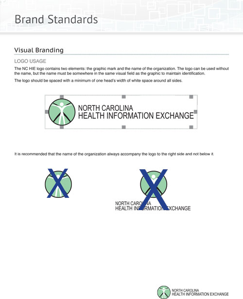 NC Health Information Exchange Brand Standards
